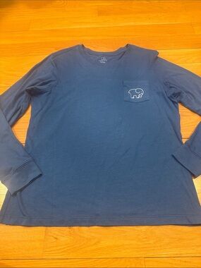 ivory Ella long sleeve top size large .